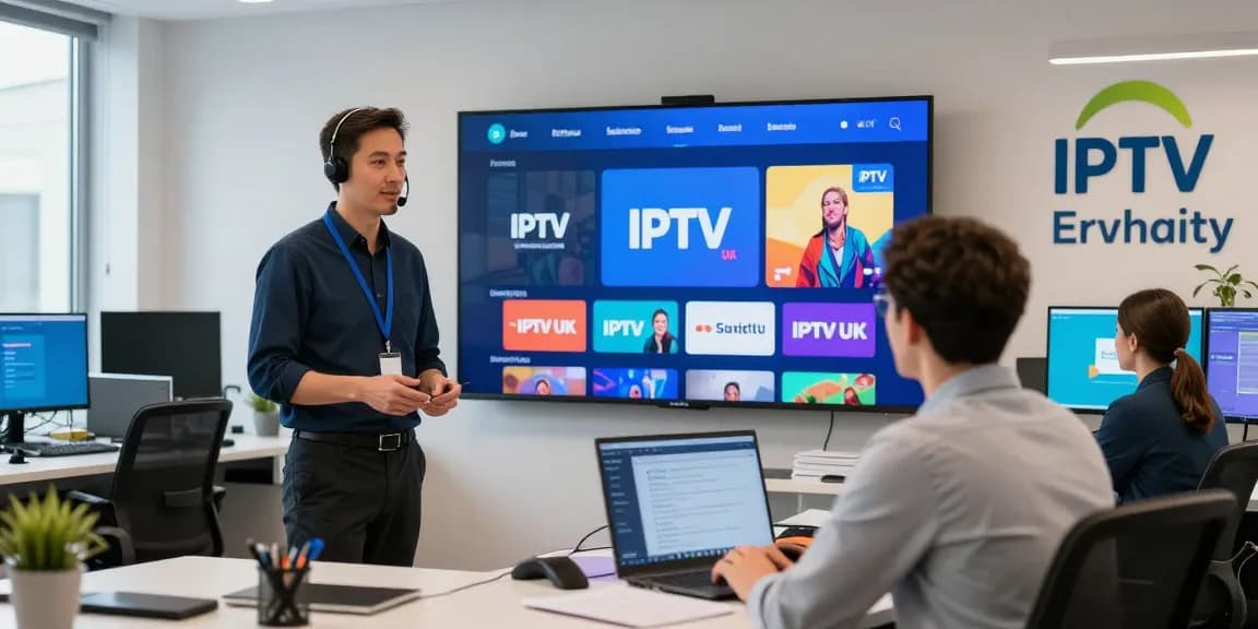 Trusted IPTV UK provider offering professional assistance at nearby business.