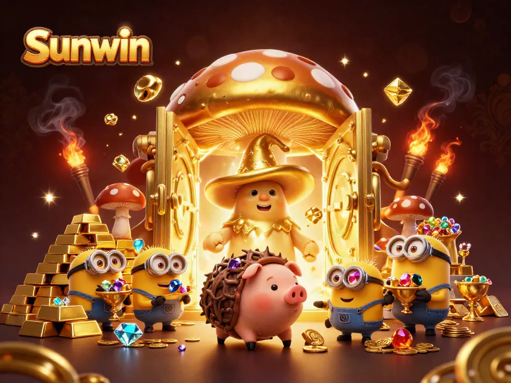 Experience the magical treasures of Sunwin with golden games and enchanting characters.