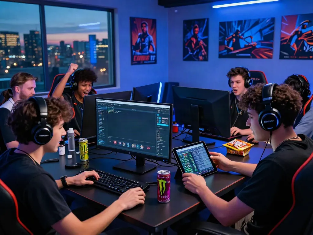 Exciting gaming environment showcasing players engaged with the DEBET platform at https://debet.gb.net/ during an intense session.