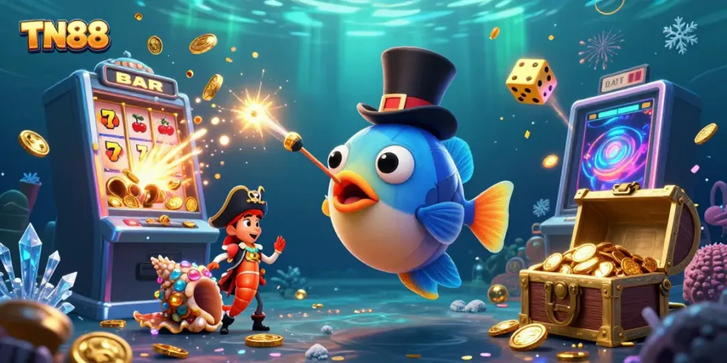 Experience thrilling wins at TN88 with a captivating underwater casino adventure.