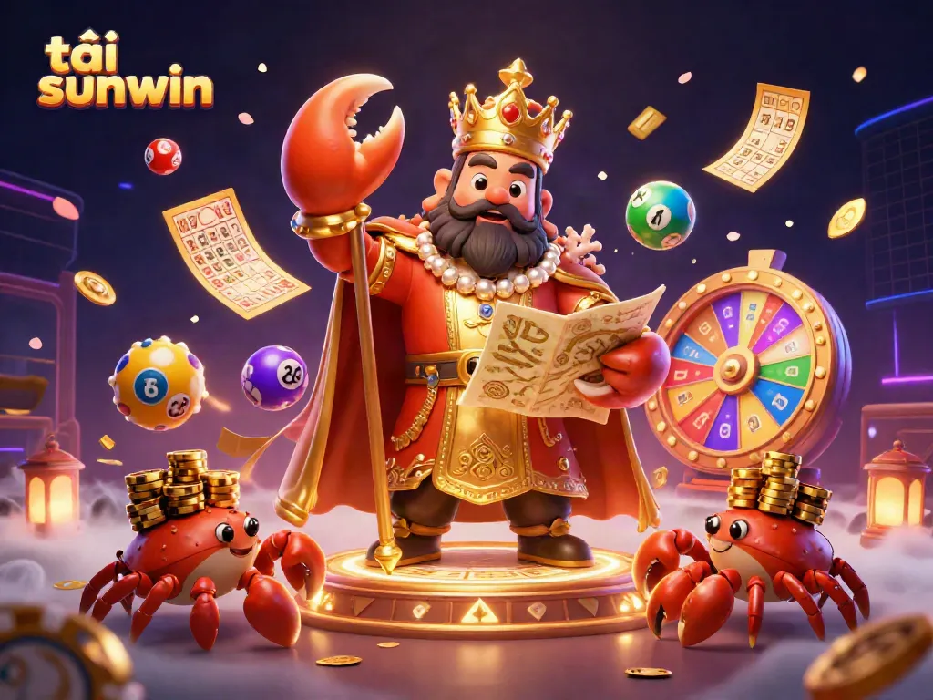 Experience thrilling gameplay with tải sunwin as massive golden crab emperor rules the casino scene.