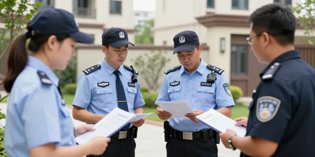 Security Company providing expert site survey services, trusted professionals at work in London community.