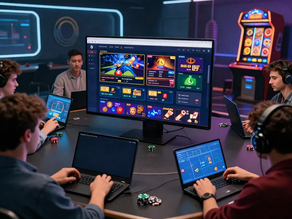 Exciting gaming interaction at https://8kbeteu.com/ with diverse players enjoying various online betting games.