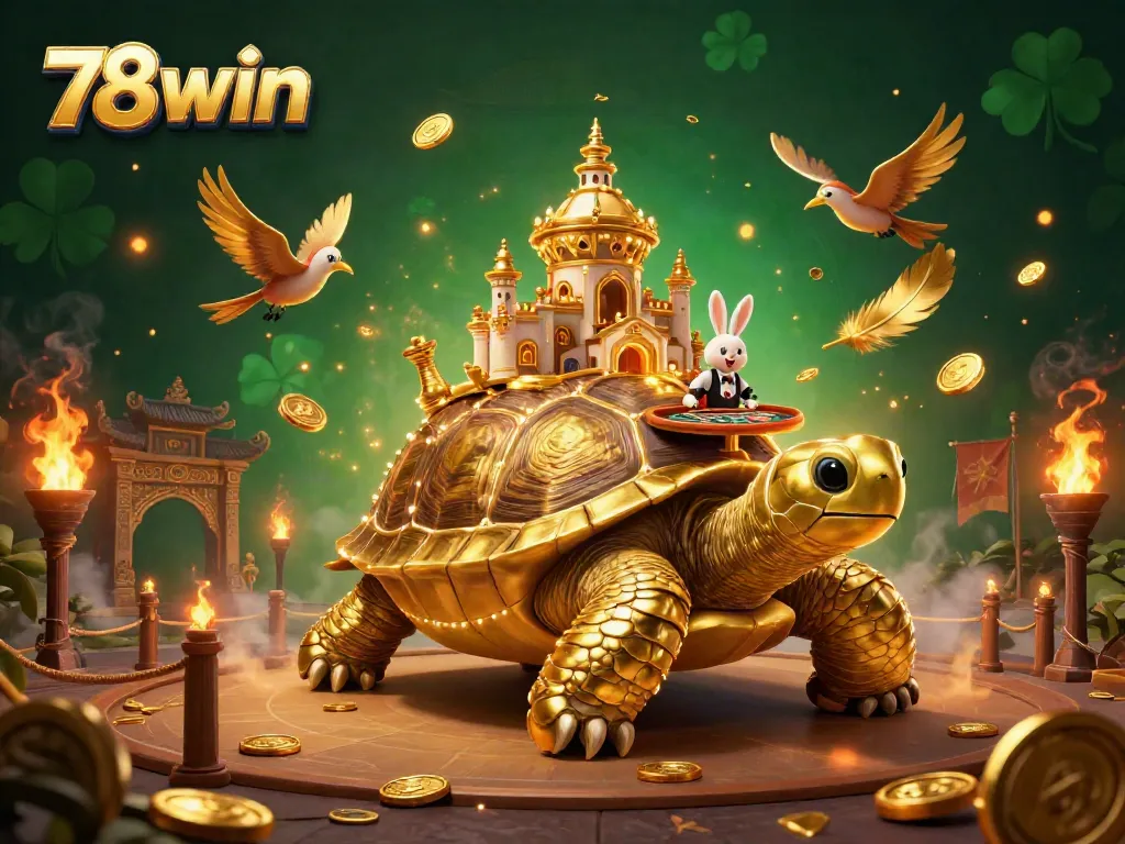 Experience vibrant gaming with 78win featuring a captivating casino scene.