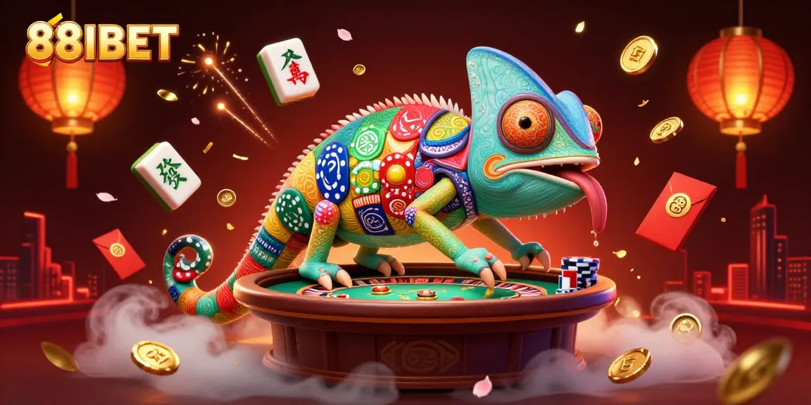 Bet on exciting games at 88IBET with vibrant visuals of a dynamic casino atmosphere.