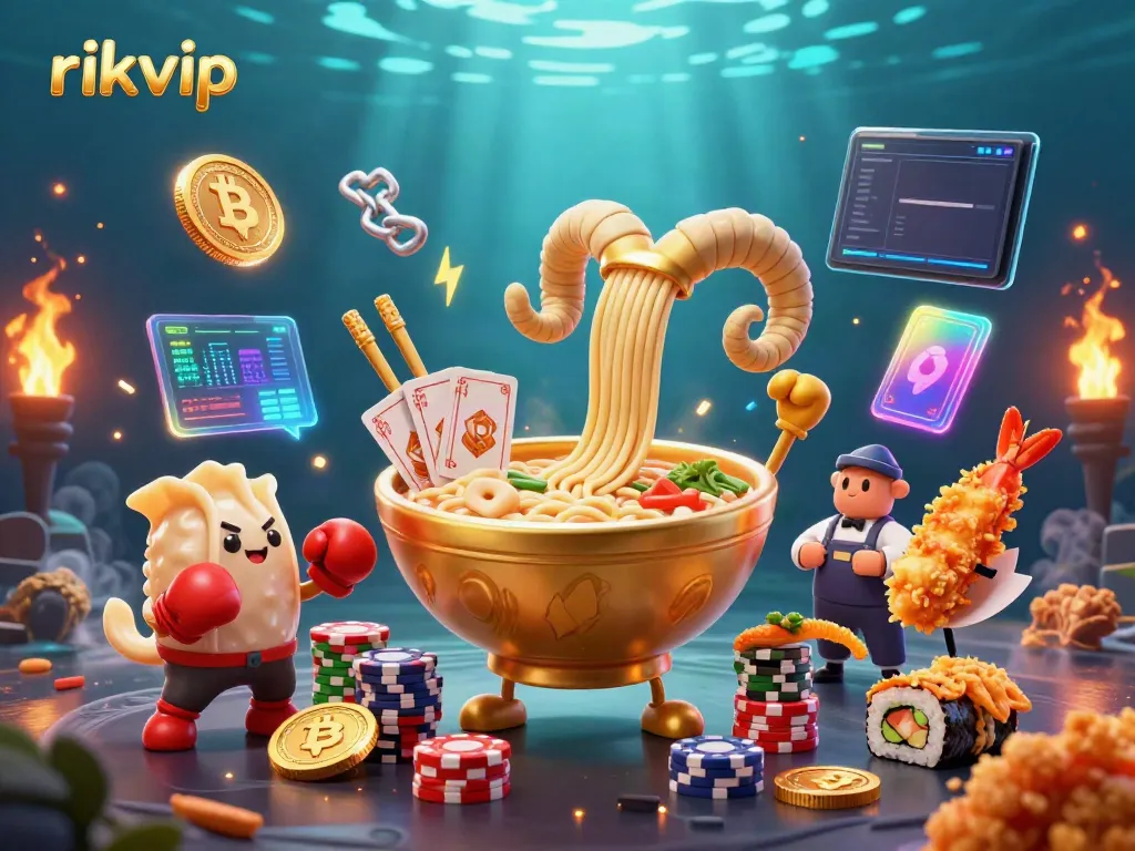 Experience exciting gameplay at rikvip with magical noodle characters and cryptocurrencies.