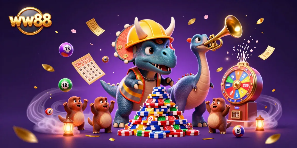 Experience exciting gameplay at ww88 with colorful characters and festive gambling elements.