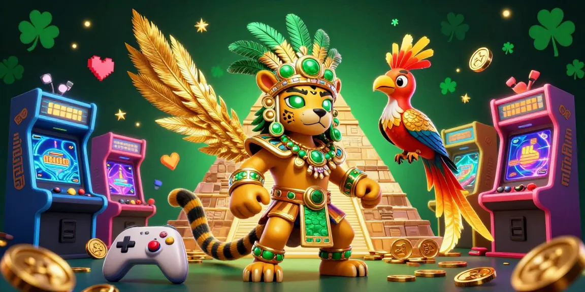 Win big playing game bài đổi thưởng with vibrant 3D casino characters and golden accents.