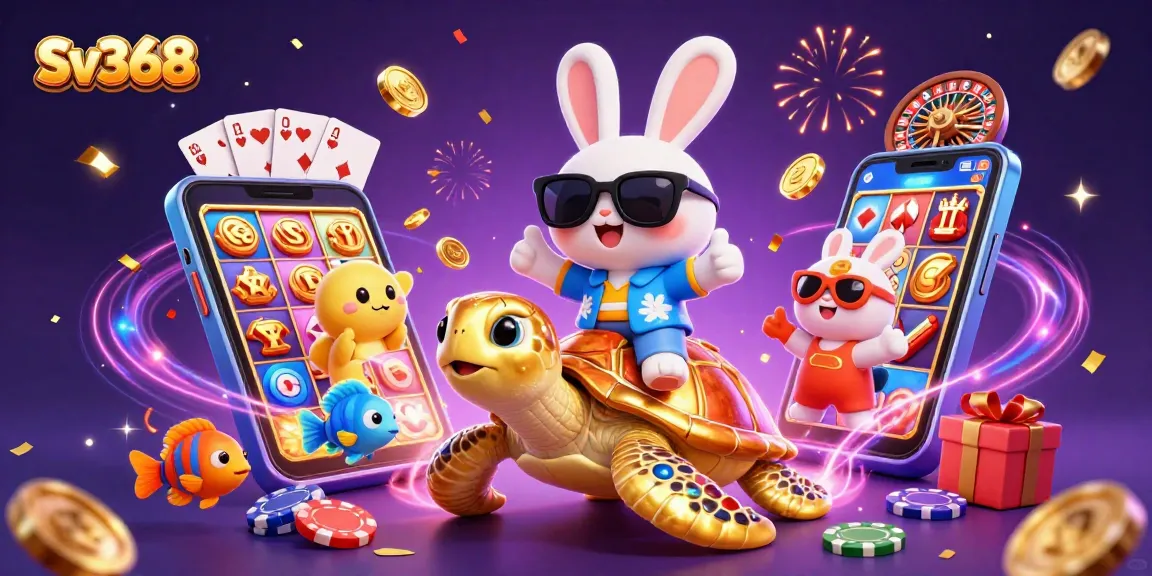 Experience thrilling gaming at Sv368 with vibrant visuals and interactive casino elements