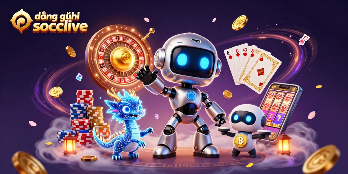 Engage with the vibrant world of đăng ký socolive through a 3D casino illustration showcasing exciting gaming elements.