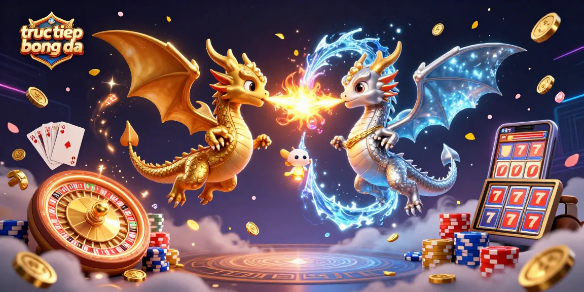 Enjoy energizing truc tiep bong da streaming with immersive visuals of dragons and gaming elements.
