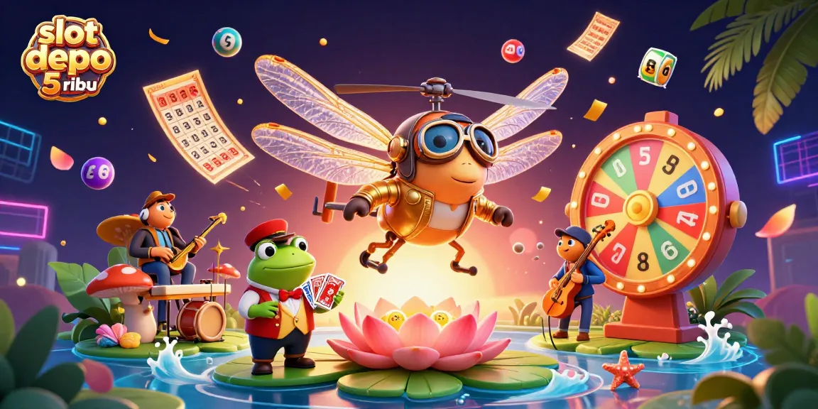 Experience thrilling gameplay at slot depo 5 ribu with vibrant slot game elements and dynamic scenes.