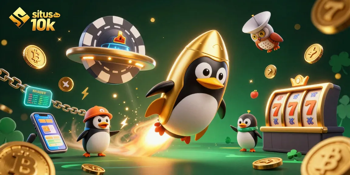 Spin the reels with situs depo 10k and experience a thrilling jackpot journey with golden coins and vibrant prizes!